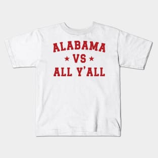 Alabama Vs. All Y'all v4 Kids T-Shirt